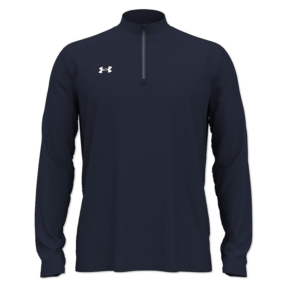 Under Armour Team Tech Recycled Quarter Zip Performance Shirt - Embroidered