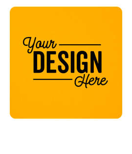 Square Cardboard Coaster - Color: Athletic Gold