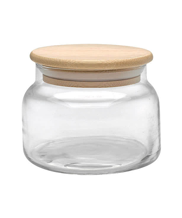 8 oz. Apothecary Jar with Bamboo Lid