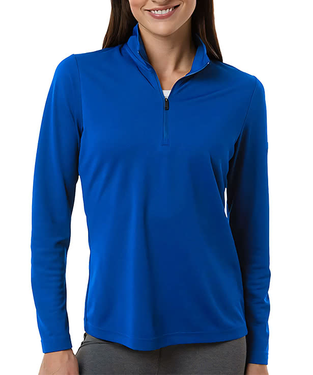 Adidas Women's Lightweight Recycled Quarter Zip Performance Shirt