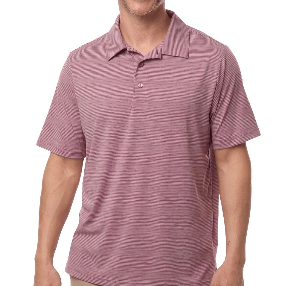 Team 365 Relay Recycled Heathered Stripe Performance Polo-default