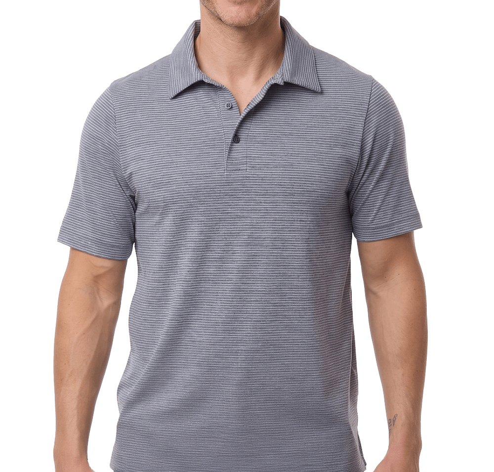 Team 365 Relay Recycled Heathered Stripe Performance Polo-default