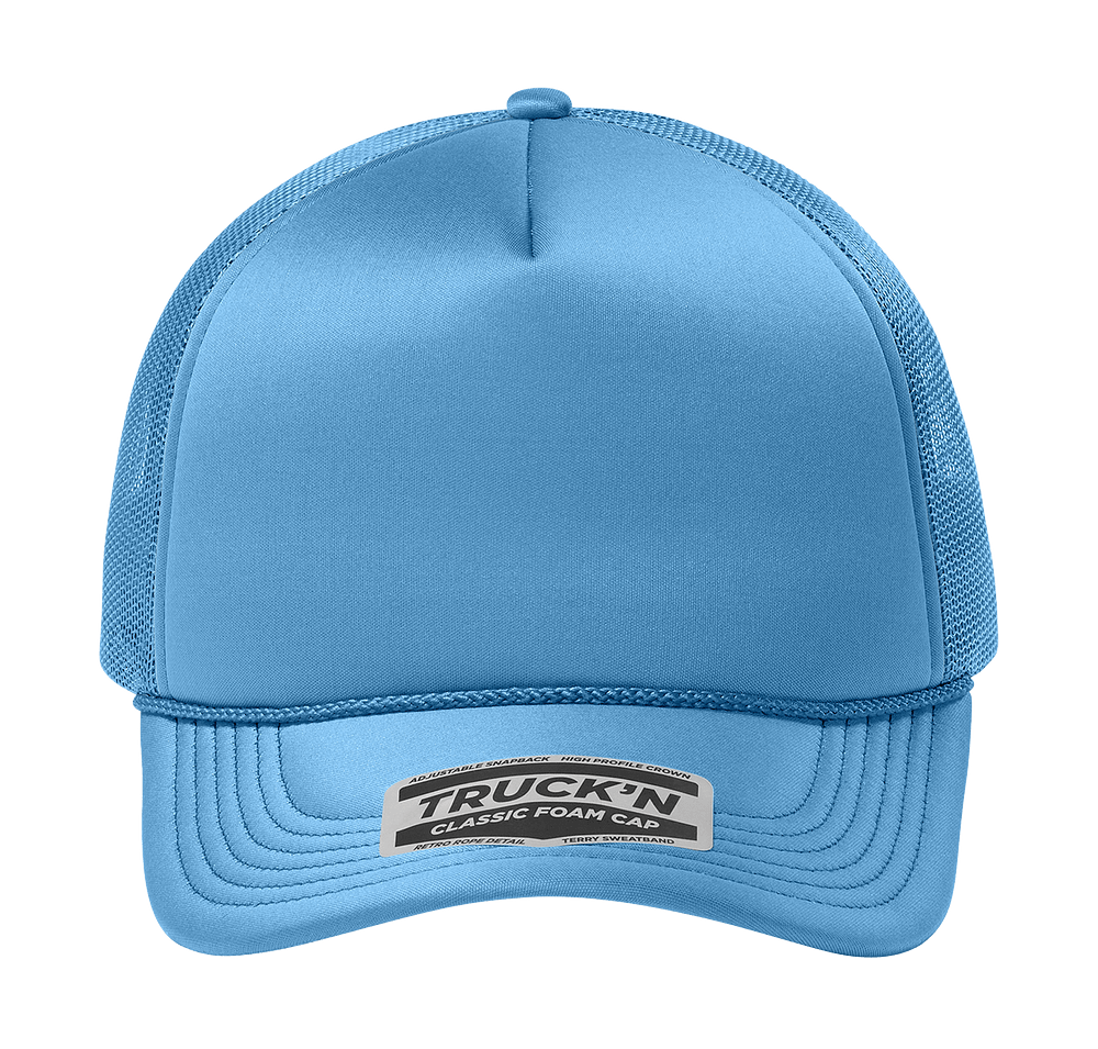 Port Authority Truck’N Five-Panel Foam Trucker Hat - Embroidered-default