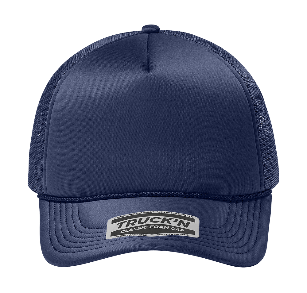 Port Authority Truck’N Five-Panel Foam Trucker Hat - Embroidered-default