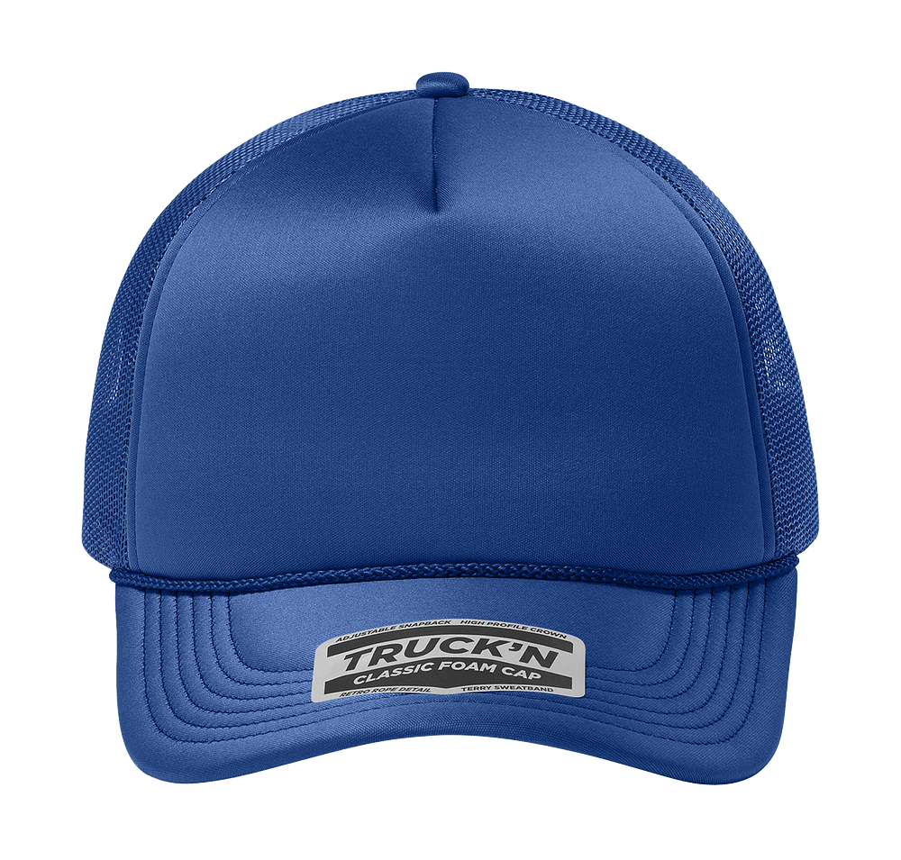 Port Authority Truck’N Five-Panel Foam Trucker Hat - Embroidered-default