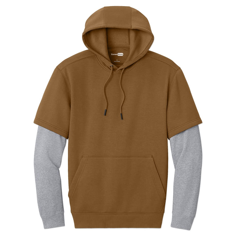 Custom CornerStone Tough Fleece Layered Pullover Hoodie - Design