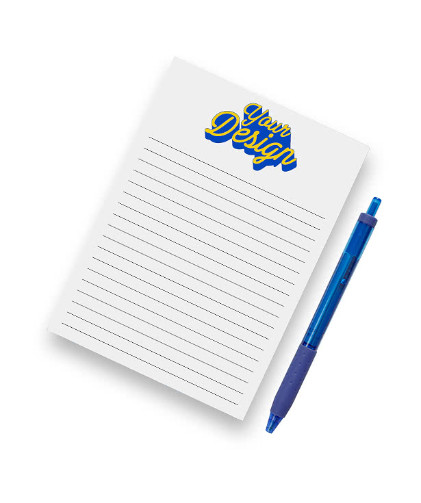 Full Color Souvenir 5" x 7" Lined Scratch Pad - 25 sheets/pad (Case of 250)