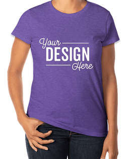 Anvil Women's Jersey T-shirt - Color: Heather Purple