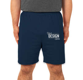Soffe 50/50 Jersey Shorts - Color: Navy