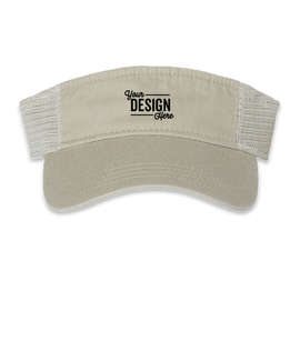Sportsman Pigment Dyed Trucker Visor - Color: Stone / Stone