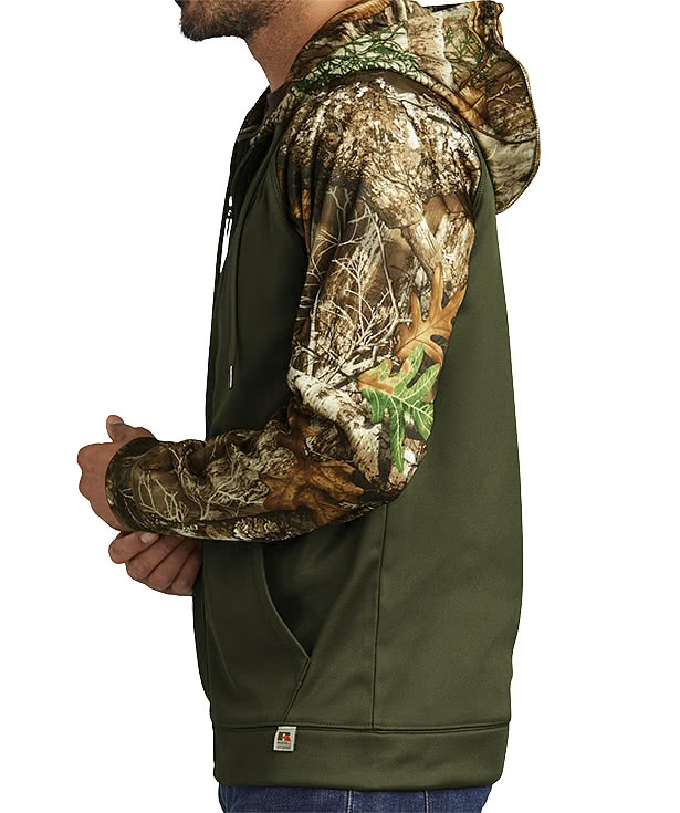 Russell Outdoors Realtree® Colorblock Performance Zip Hoodie