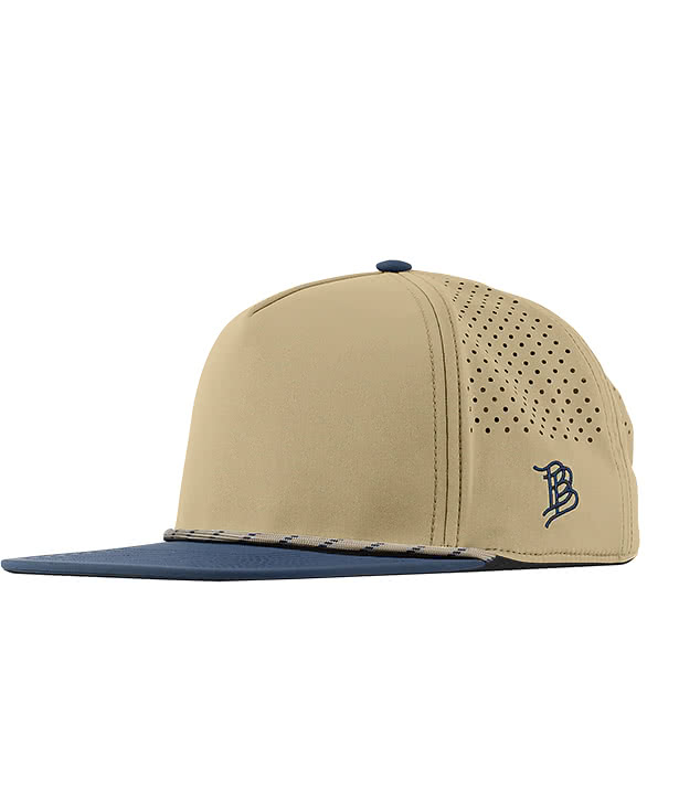 Branded Bills Bare Rope Flat UPF 50+ Performance Baseball Hat