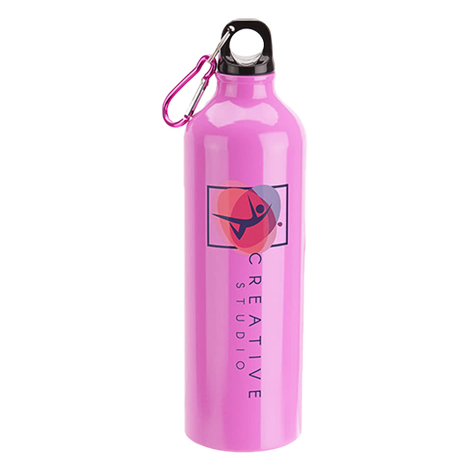 Full Color 25 oz. Atrium Aluminum Water Bottle