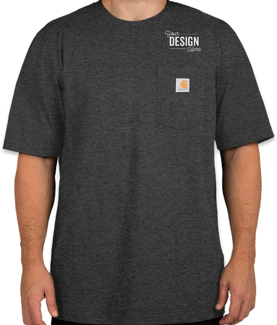 Carhartt Workwear Crewneck Pocket T‑shirt in Carbon Heather