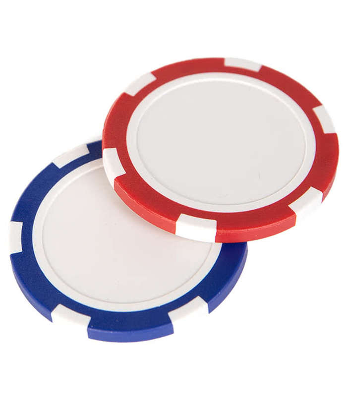 Full Color Six Stripe Poker Chip