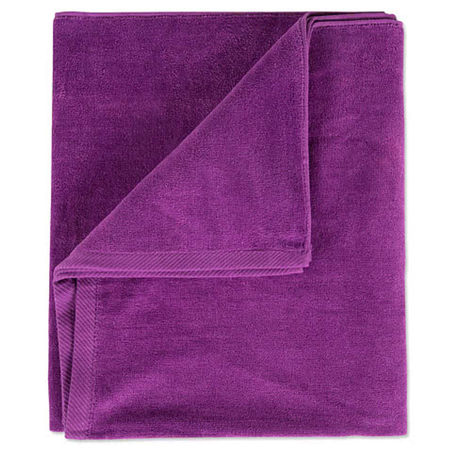 Midweight Embroidered Beach Towel in Lime Green