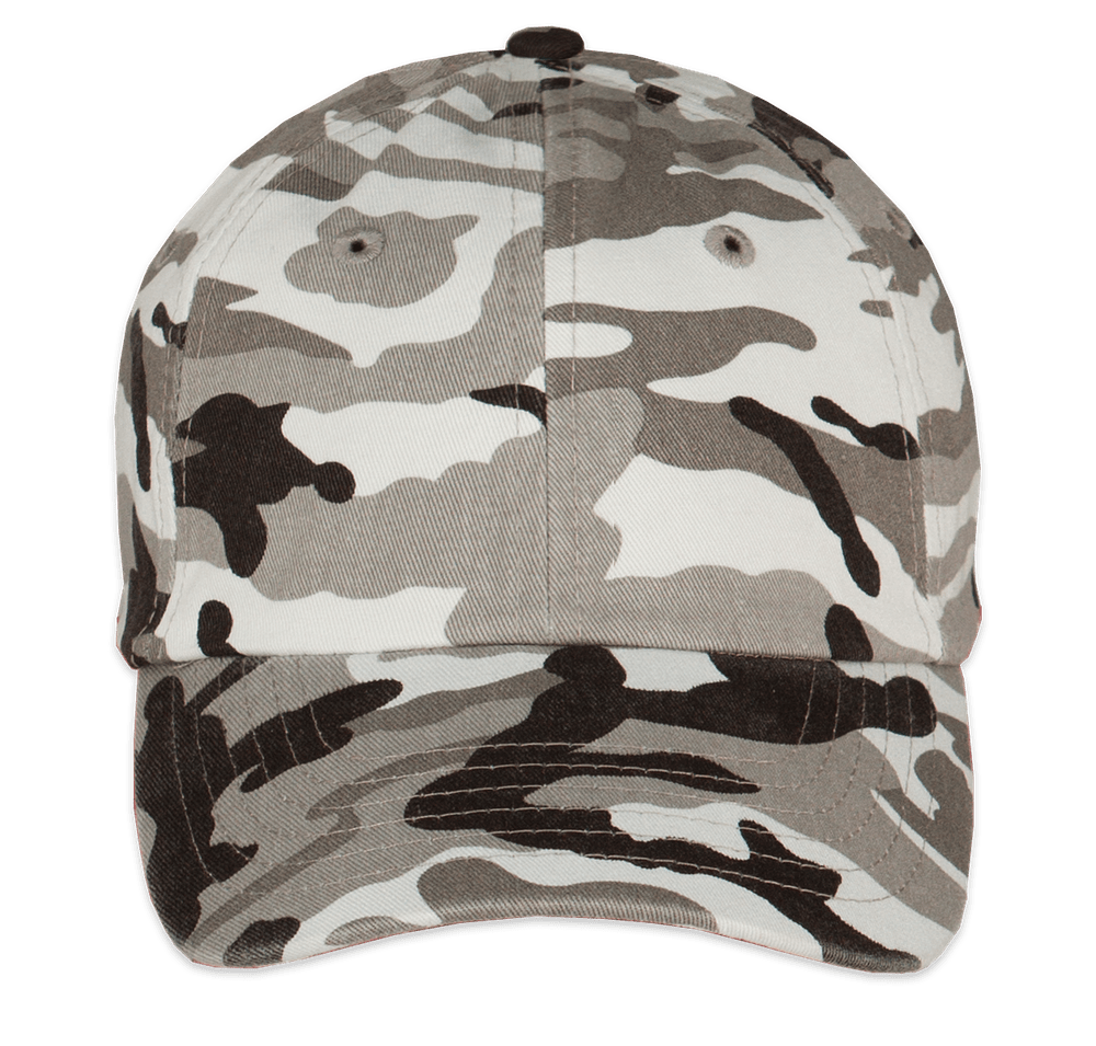 Valucap Bio-Washed Camo Hat-default