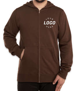 Econscious Organic/Recycled Zip Hoodie - Color: Earth