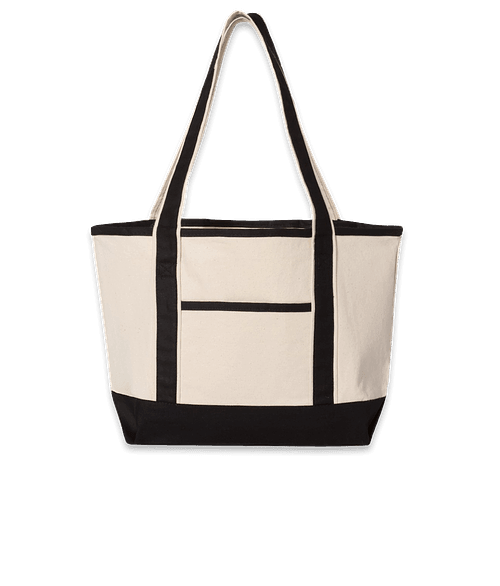 Custom Deluxe Cotton Canvas Tote Bag - Design Tote Bags