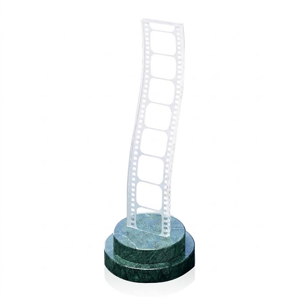 Laser Etched Film Strip Award