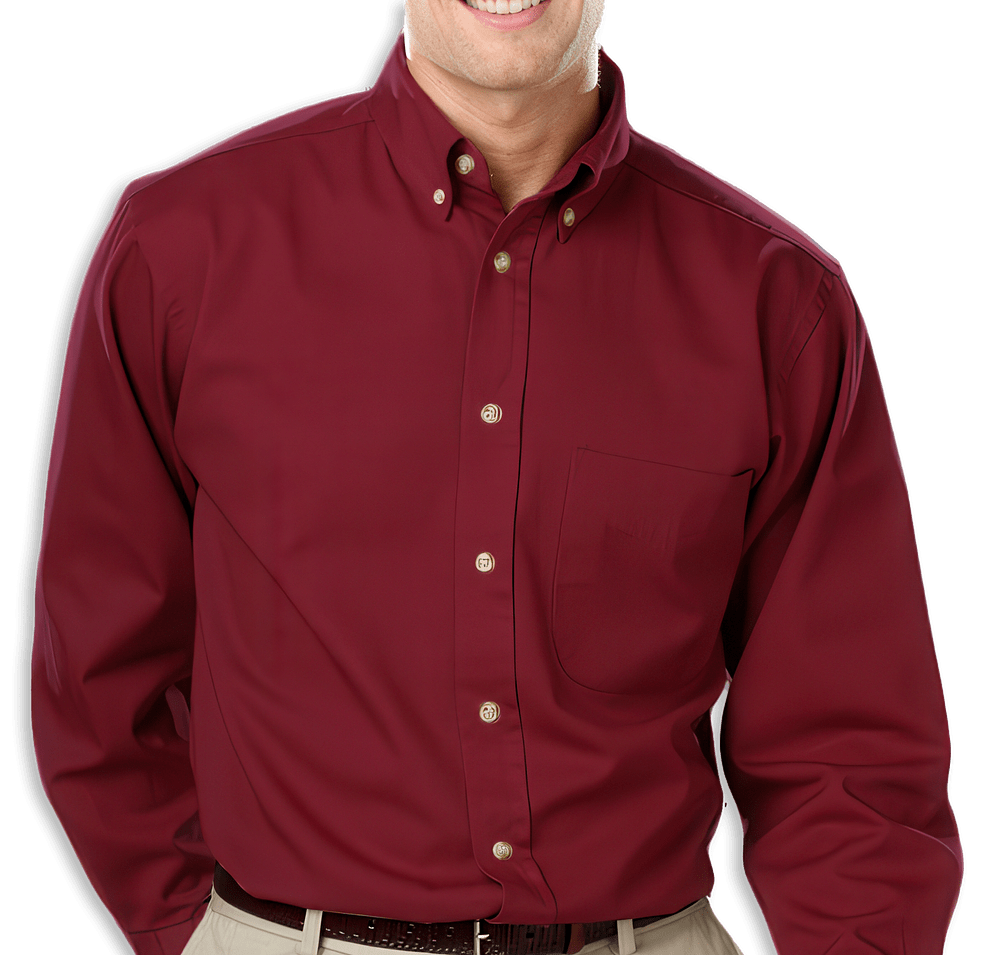 Blue Generation Colorfast Twill Long Sleeve Dress Shirt-default