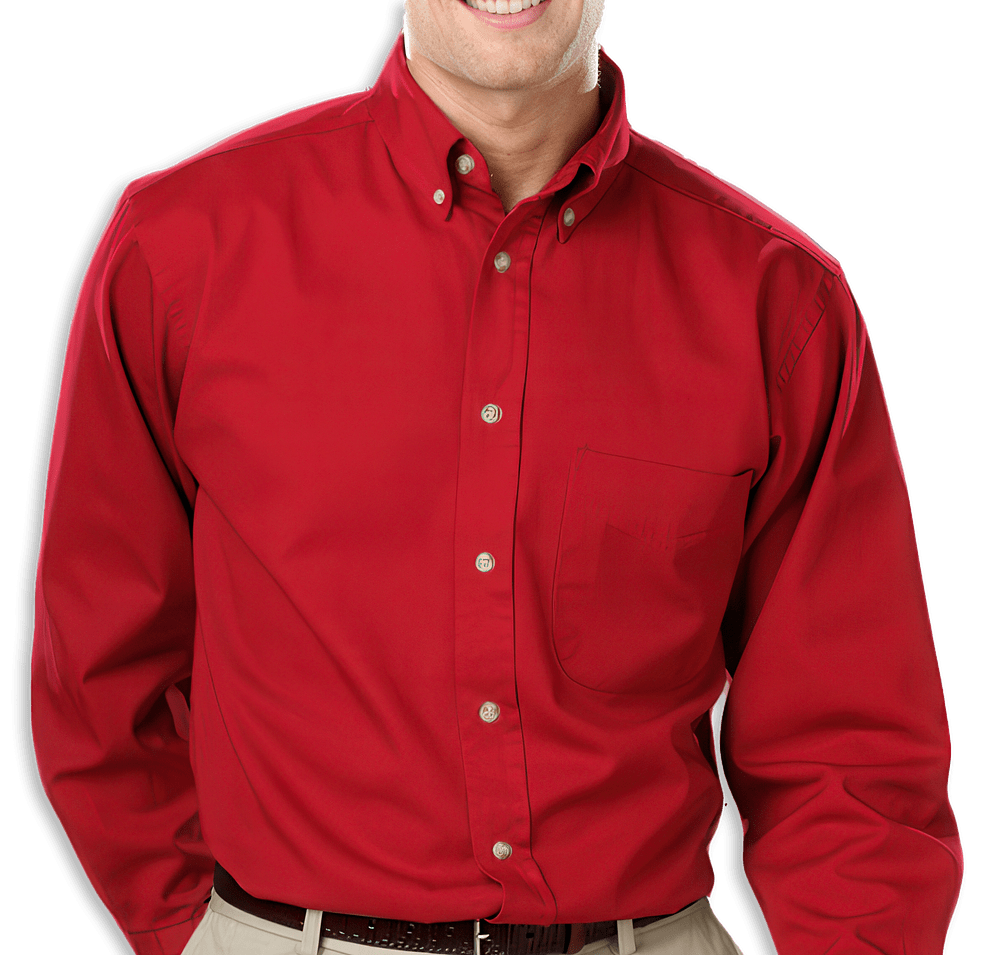Blue Generation Colorfast Twill Long Sleeve Dress Shirt-default