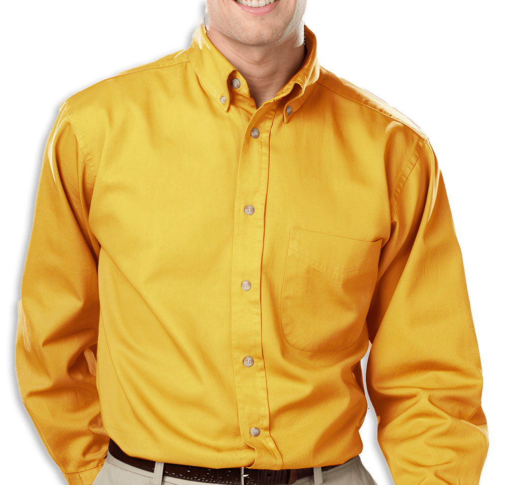 Blue Generation Colorfast Twill Long Sleeve Dress Shirt-default