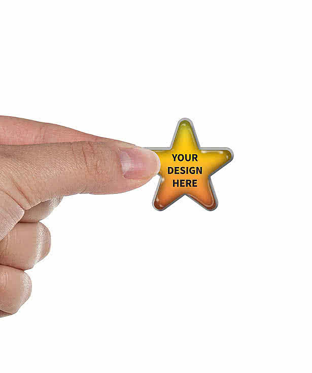 Full Color 1.5" Die Cut Lapel Pin