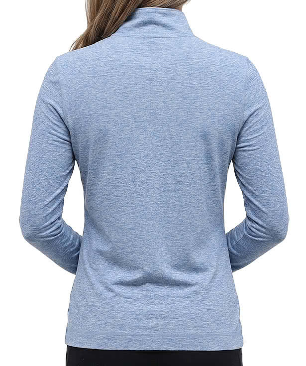 Wellable Women's Knit Recycled Quarter Zip Performance Shirt