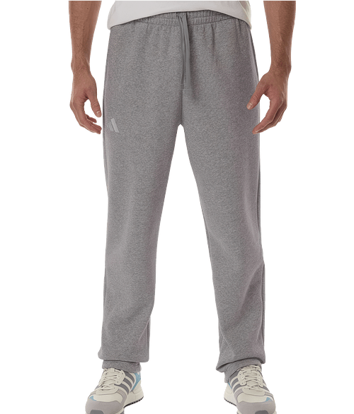 Adidas Recycled Open Bottom Sweatpants in Medium Grey Heather
