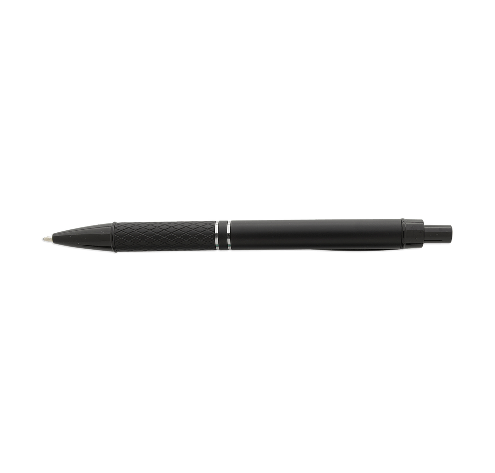 Frederick UV Coated Recycled Ballpoint Pen (black ink)-default