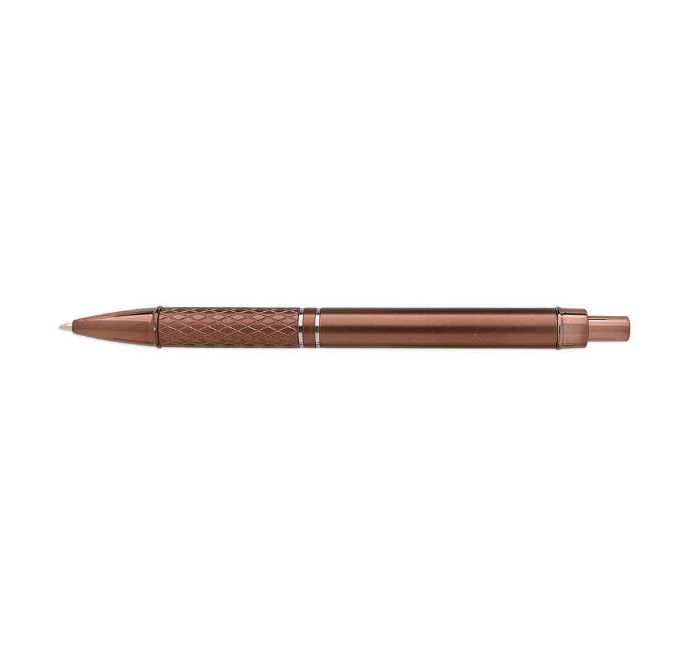 Frederick UV Coated Recycled Ballpoint Pen (black ink)-default