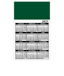 Full Color Calendar Magnet - .036" - Color: Forest Green