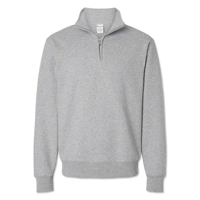 Champion Powerblend Eco Midweight Quarter Zip Sweatshirt