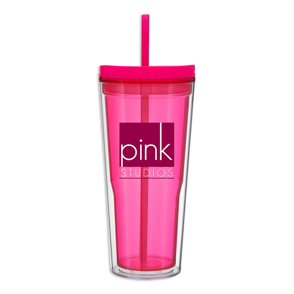 20.9 oz. Vast Acrylic Tumbler with Straw