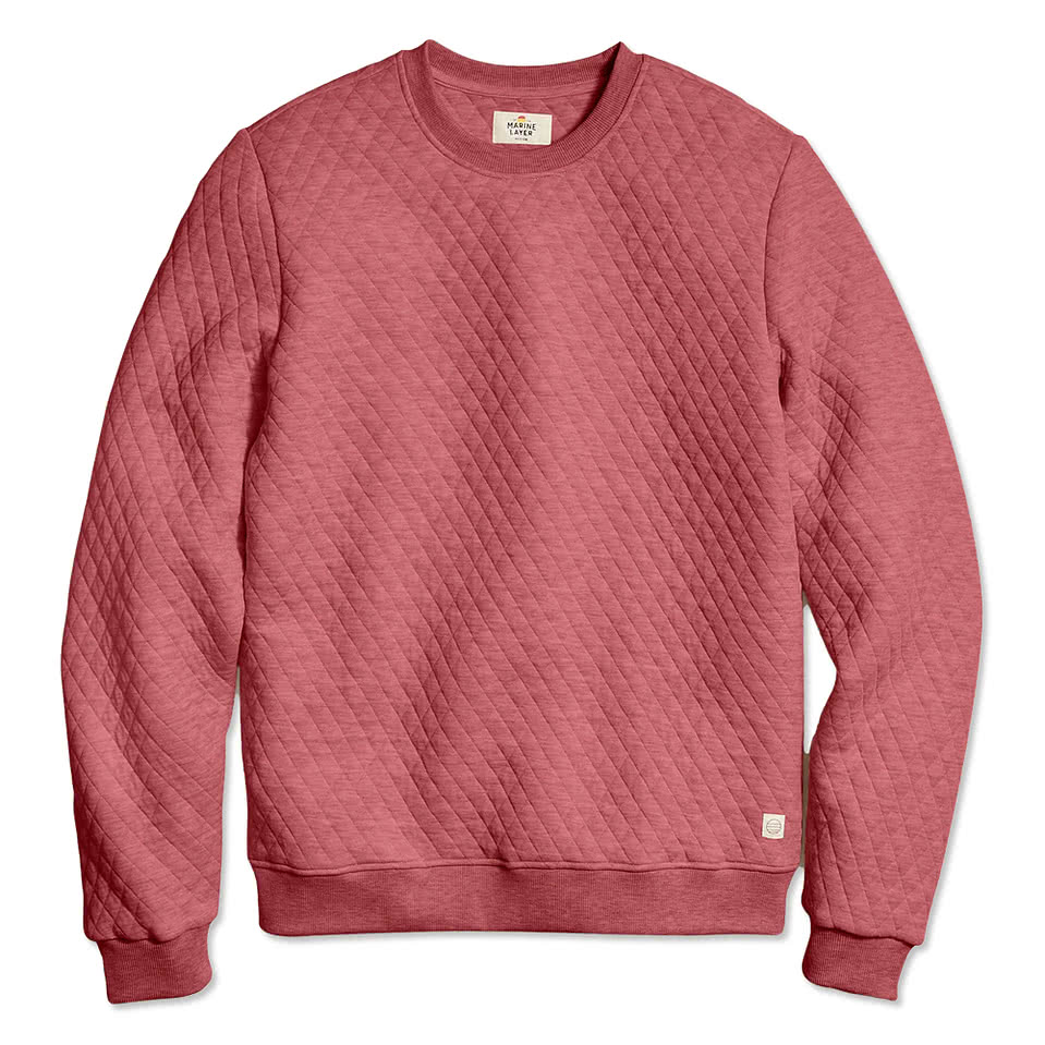 Marine Layer Corbet Quilted Crewneck Sweatshirt
