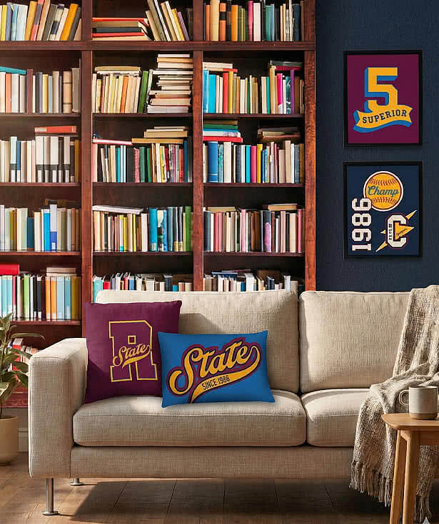 Full Color 14" x 20" Double-Sided Throw Pillow