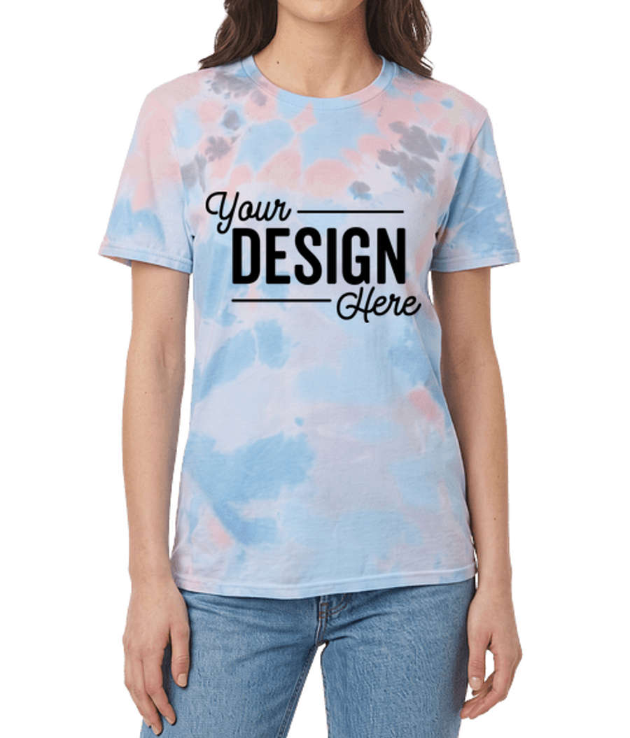 Colortone Vintage Tie-Dye Crewneck T-shirt in Zephyr