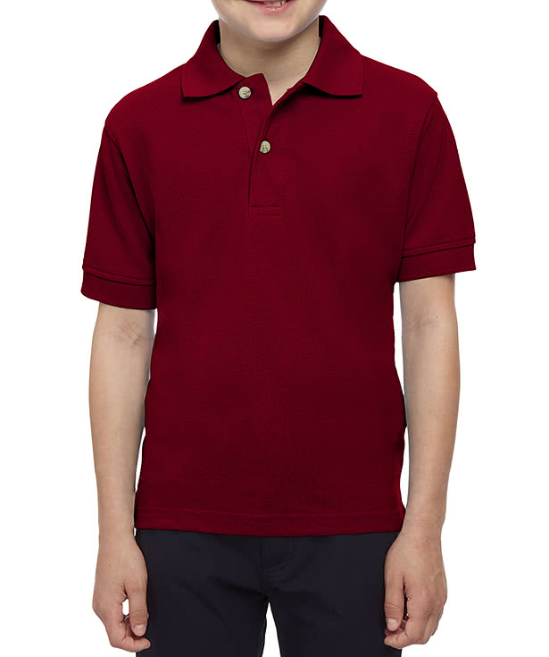 Blue Generation Youth Superblend Easy-Care Pique Polo - Embroidered