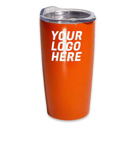 20 oz. Emperor Stainless Steel Tumbler - Color: Metallic Orange