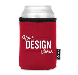 Contrast Foldable Can KOOZIE ® - Color: Red