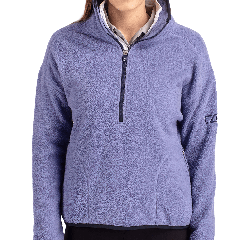 Cutter & Buck Women’s Cascade Recycled Sherpa Fleece Pullover-default