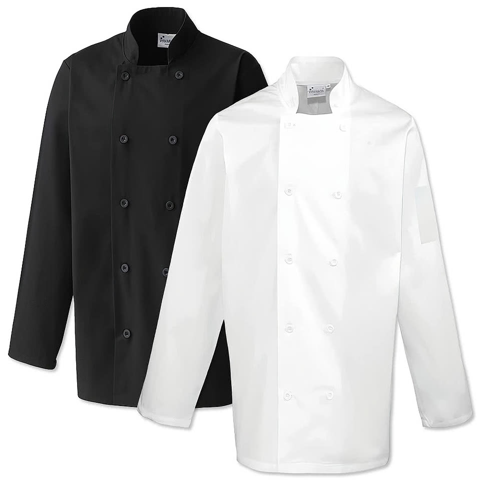 Artisan Collection Sustainable Long Sleeve Chef's Jacket - Printed