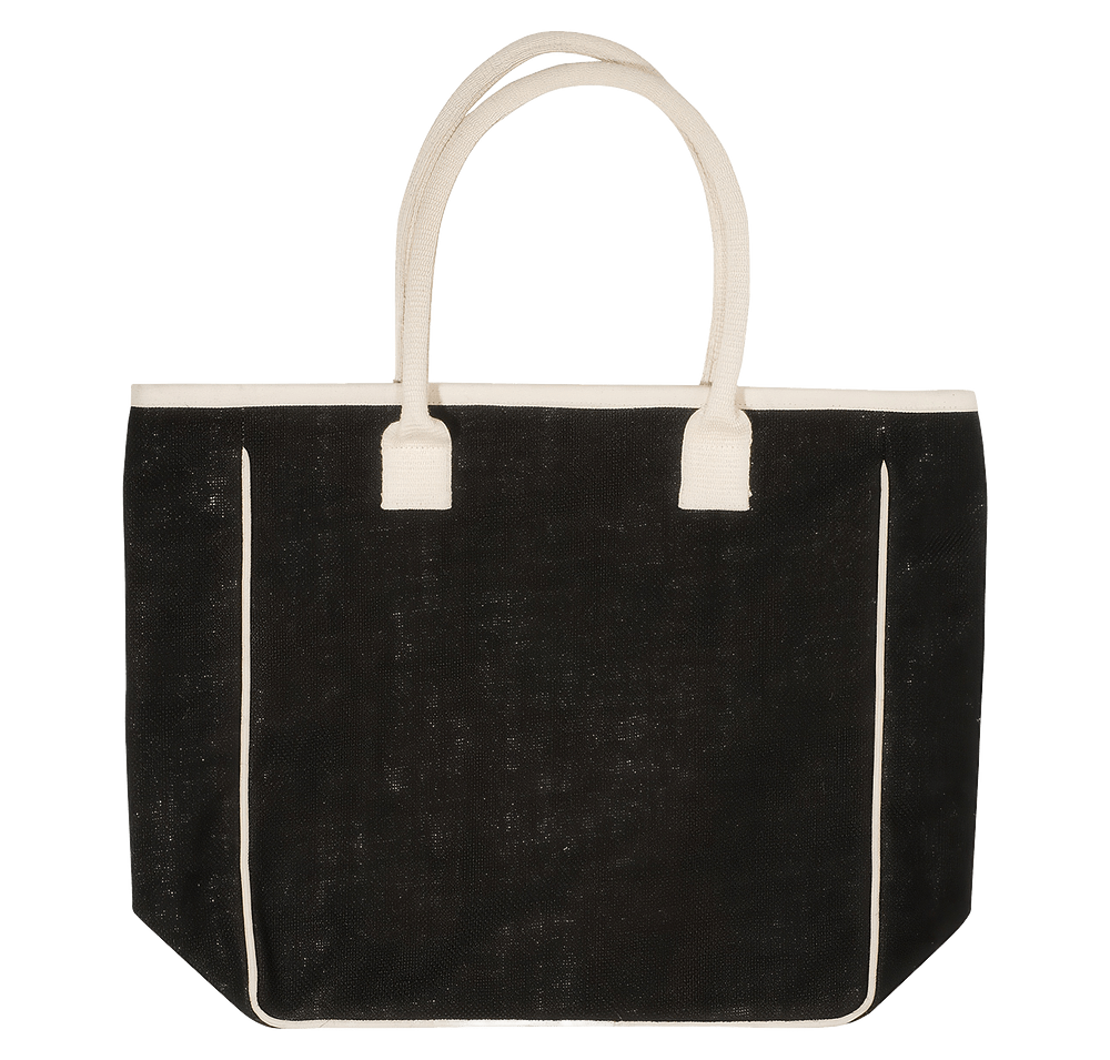 Seville Jute & Canvas Tote Bag-default