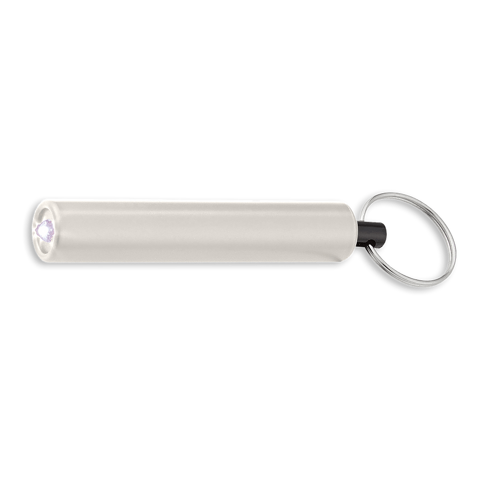 Mini Cylinder LED Flashlight Keychain-default