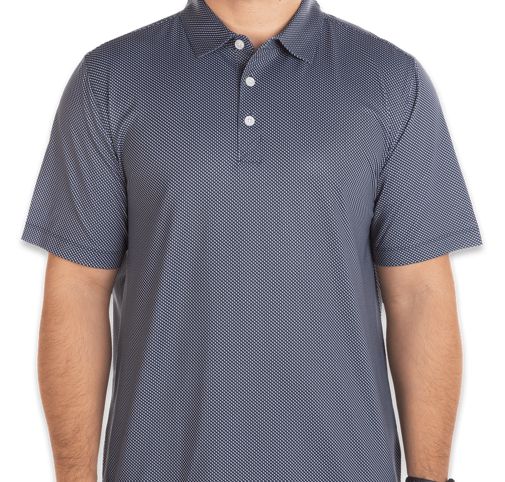 Cutter & Buck Pike Eco Symmetry Print UPF 50 Performance Polo-default