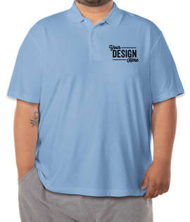 Clique by Cutter & Buck Addison Cotton Pique Polo - Color: Light Blue