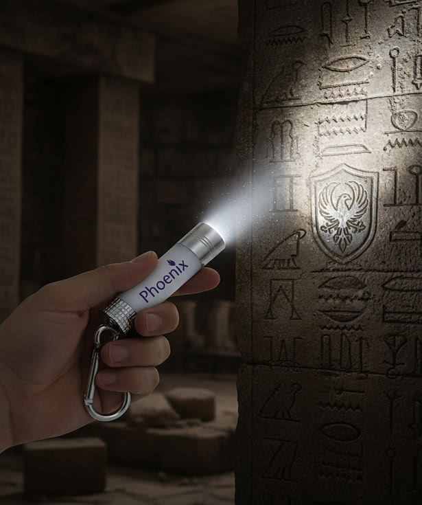 Be Seen Expandable LED Flashlight Keychain