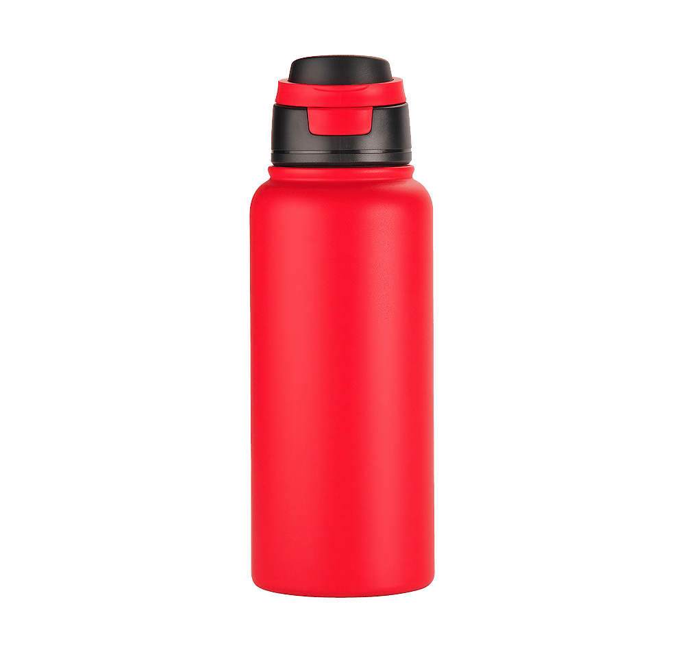 Full Color 32 oz. Cabrio Recycled Stainless Steel Insulated Water Bottle-default