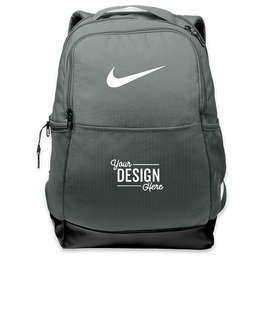 Nike Brasilia Recycled 15" Computer Backpack - Color: Flint Grey